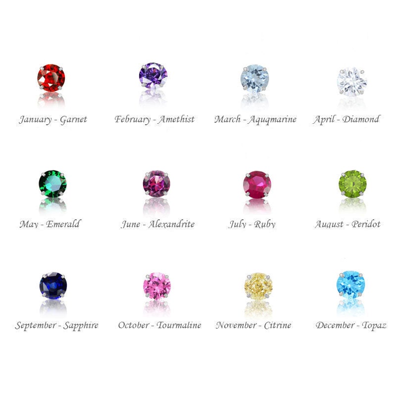 1.50CT Halo Created Gemstone Diamond Stud Round Earrings 14k Yellow/White Gold